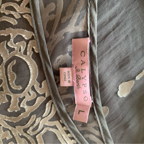 Calypso St. Barth size large beautiful tunic - Picture 3 of 4